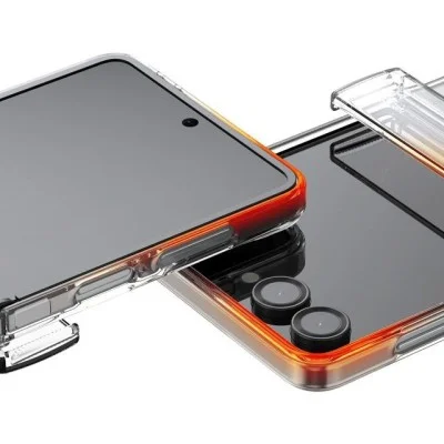 Araree Nukin 360 Case With Hinge Protection For Samsung Galaxy Z Flip 7 - Clear